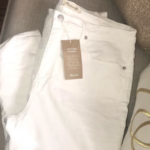 MadeWell White Skinny Jeans
